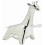 Mon-bijou - D422g - Cadeau Girafe plaqué en argent 925