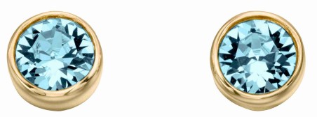 Mon-bijou - D1539 - Boucle d'oreille plaqué or en argent 925/1000