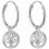 Boucle d'oreille en argent 925