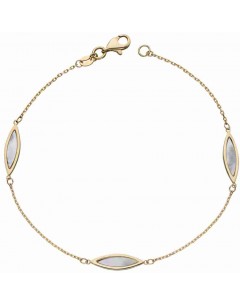 Mon-bijou - D500W - Bracelet nacre en or 375/1000