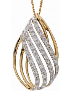 Mon-bijou - D2273 - Collier diament sur or 375/1000