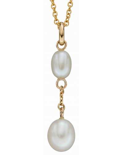 Collier perle en or 375