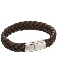 Mon-bijou - D5140 - Bracelet marron en acier inoxydé