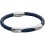 Mon-bijou - D5279 - Bracelet cuir en acier inoxydable
