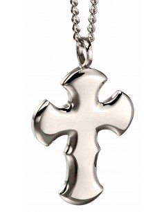 Mon-bijou - D4665 - Collier croix en acier inoxydable