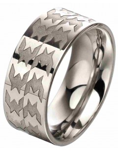 Mon-bijou - D3668 - Bague en acier inoxydable