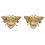 Mon-bijou - D2322 - Boucle d'oreille abeille en or 375/1000