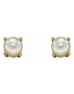 Mon-bijou - D2331 - Boucle d'oreille Juin perle en or 375/1000