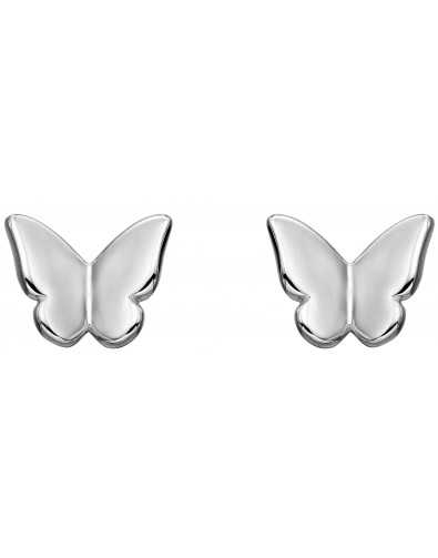 Boucle d'oreille papillon en argent 925