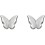 Mon-bijou - D5732 - Boucle d'oreille papillon en argent 925/1000