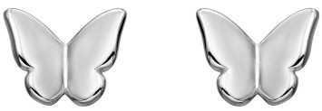 Boucle d'oreille papillon en argent 925