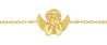 Mon-bijou - FF40952 - Bracelet ange plaqué Or en argent 925/1000