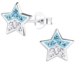 Mon-bijou - FF10017576 -  Boucle d'oreille étoile en argent 925/1000