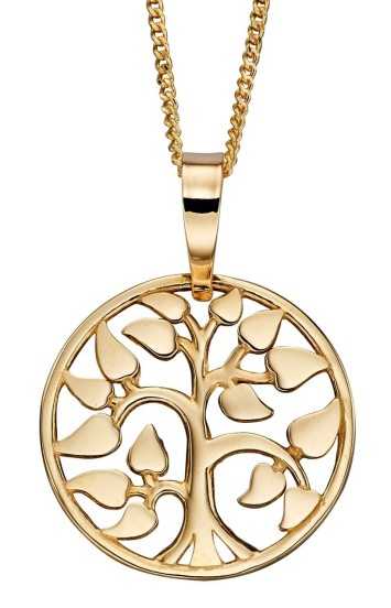 Collier arbre de vie en or 375