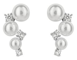 Mon-bijou - D6192 - Boucle d'oreille perle en argent 925/1000