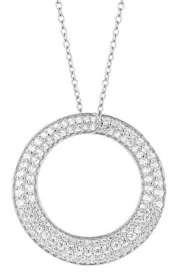 Collier zirconium en argent...