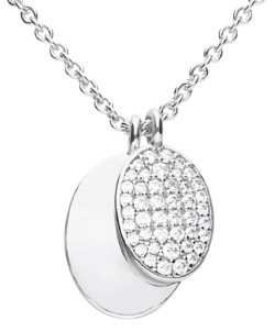 Collier zirconium en argent...