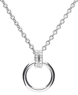 Collier zirconium en argent...