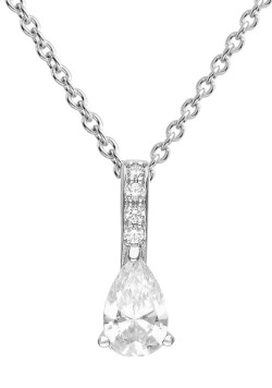 Collier zirconium en argent...