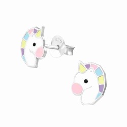 Boucle d'oreille licorne en...