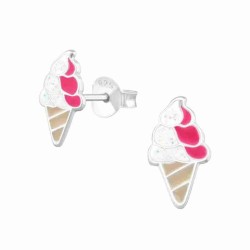 Boucle d'oreille glace en...