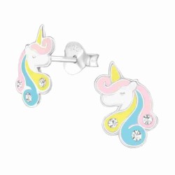 Boucle d'oreille licorne en...