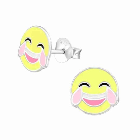 Mon-bijou - H39570 - Boucle d'oreille Emoji en argent 925
