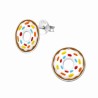 Mon-bijou - H31971 - Boucle d'oreille Donut en argent 925