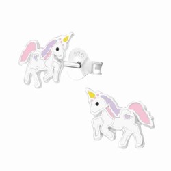 Boucle d'oreille licorne en...