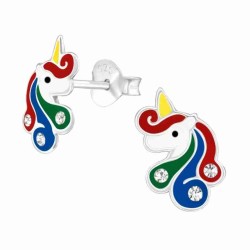 Boucle d'oreille licorne...