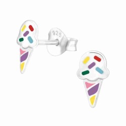 Boucle d'oreille glace en...