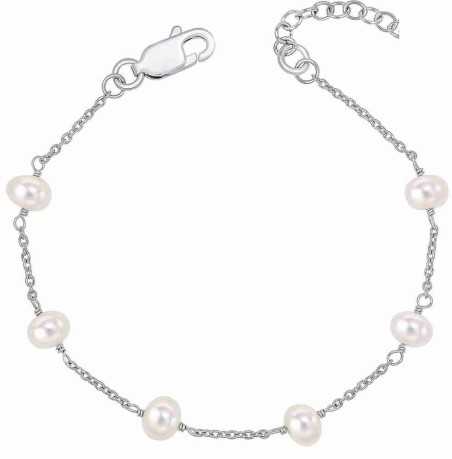 Bracelet perle pour petite fille en argent 925