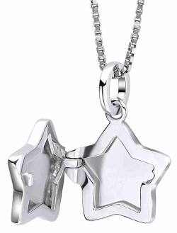 Mon-bijou - D5361 - Collier étoile diamant pour enfant en argent 925