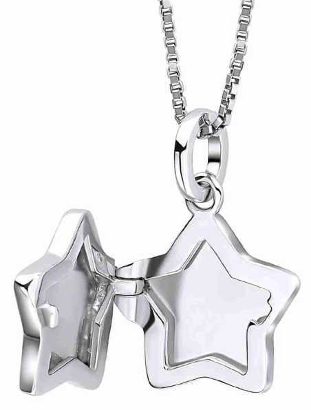 Collier étoile diamant pour enfant en argent 925