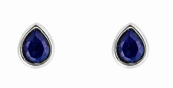 Mon-bijou - D6388 - Boucle d'oreille Lapis-lazuli bleu en argent 925