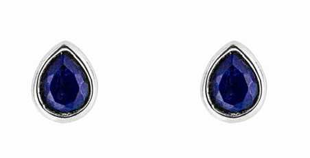 Boucle d'oreille Lapis-lazuli bleu en argent 925