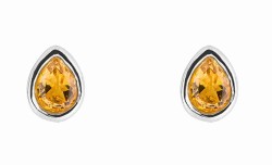 Boucle d'oreille citrine...