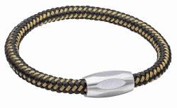 Mon-bijou - D5450 - Bracelet nylon en acier inoxydable
