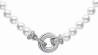 Collier zirconium et perle en argent 925