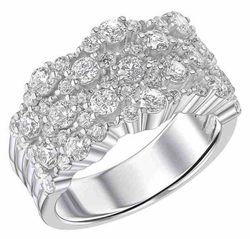 Bague zirconium en argent 925