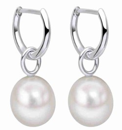 Mon-bijou - D6047 - Boucle d'oreille perle en argent 925/1000