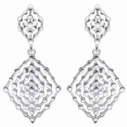 Boucle d'oreille tendance en argent 925