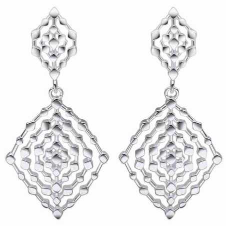 Boucle d'oreille tendance en argent 925