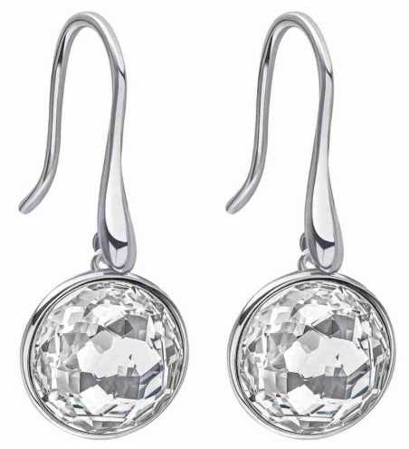 Boucle d'oreille tendance cristal en argent 925