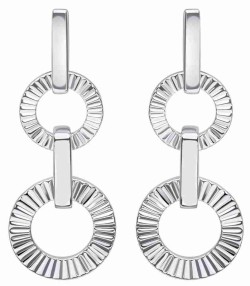 Boucle d'oreille tendance en argent