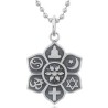 Collier savoir vivre tous ensemble en argent 925