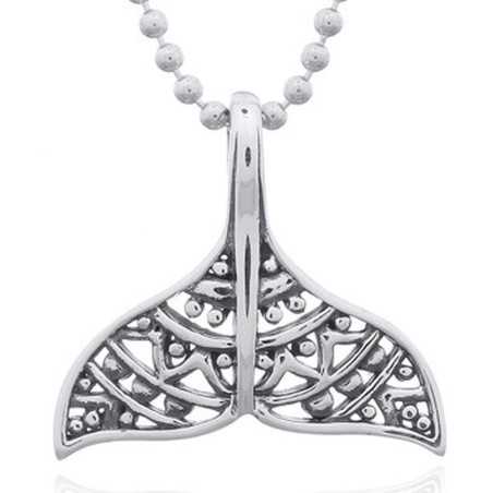 Collier nageoire en argent 925