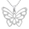 Collier papillon en argent 925