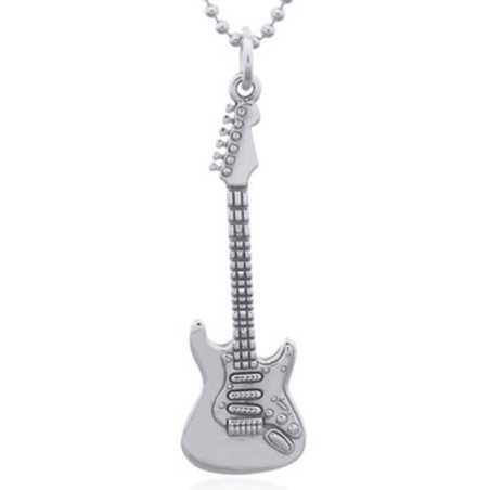 Collier Guitard électrique en argent 925