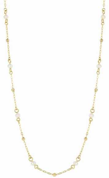 Collier perle en or 375